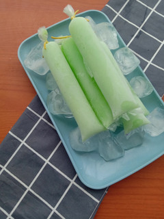 Foto resep Es lilin melon