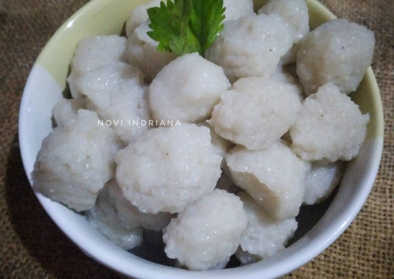 Bakso Ikan Tanpa Pengenyal (Pentol Bakso Ikan)