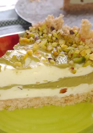 Foto di Cheesecake al Liquore di Pistacchio
