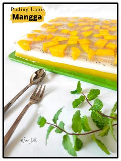 Foto resep Puding Lapis Mangga