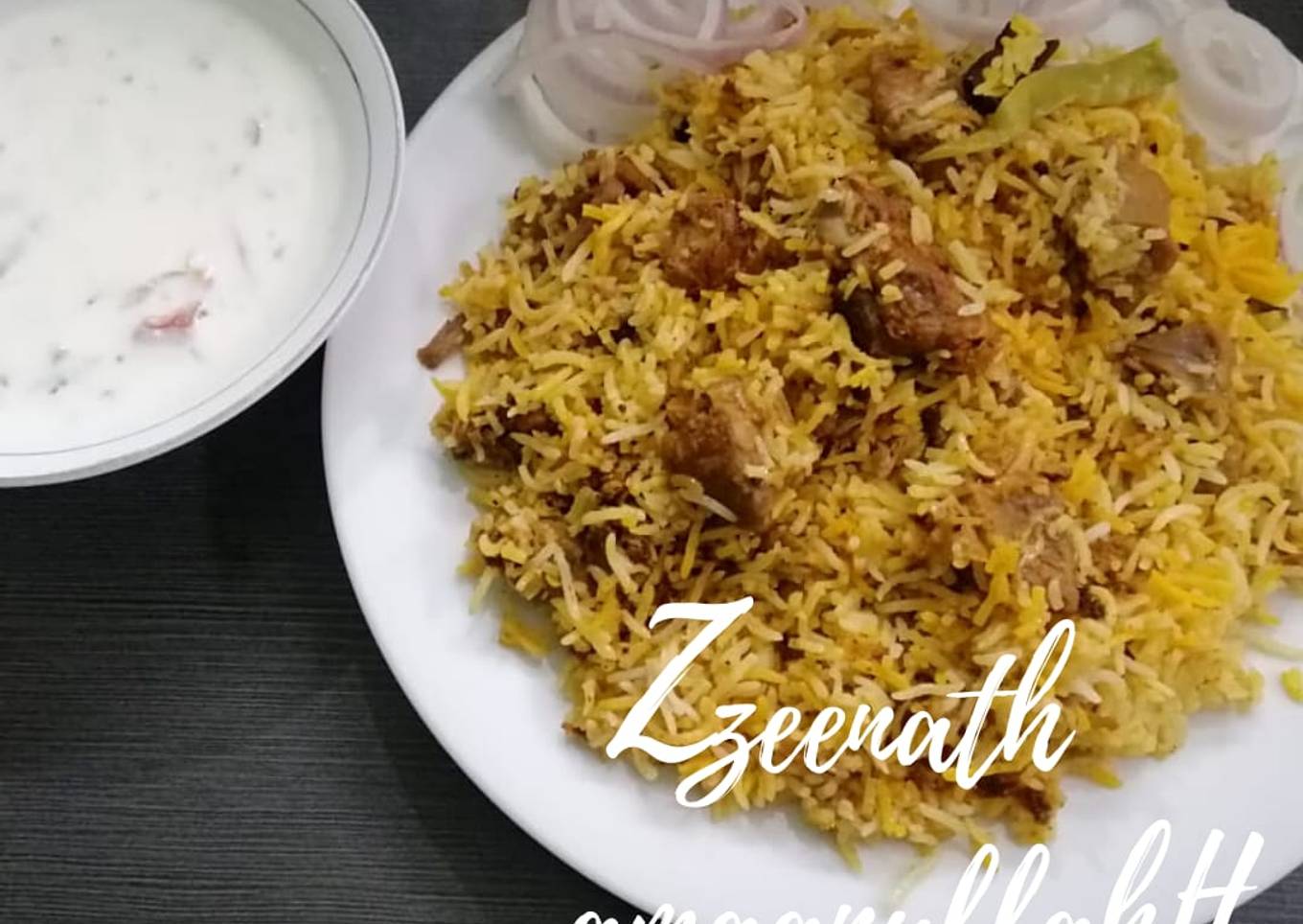 Hyderabadi Mutton Zafrani Dum Biryani