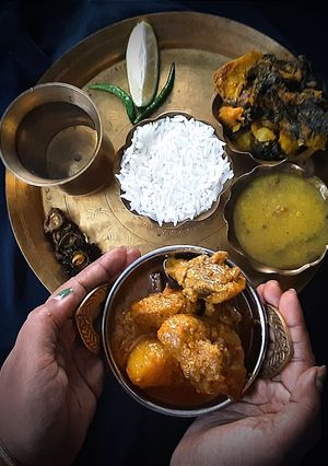চারমগজ তিল চিকেন (charmagaj teel chicken recipe in Bengali) রেসিপির প্রধান ছবি