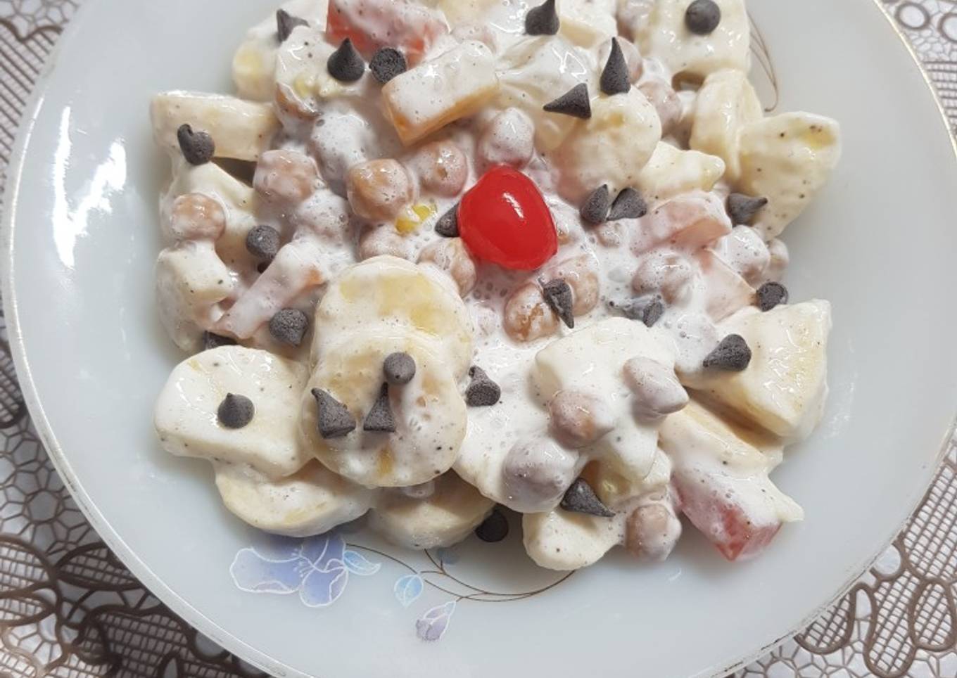 Chickpea Fruit Salad🍲🥣