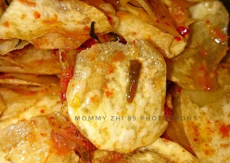 Resep #30. Keripik Talas Balado yang Enak