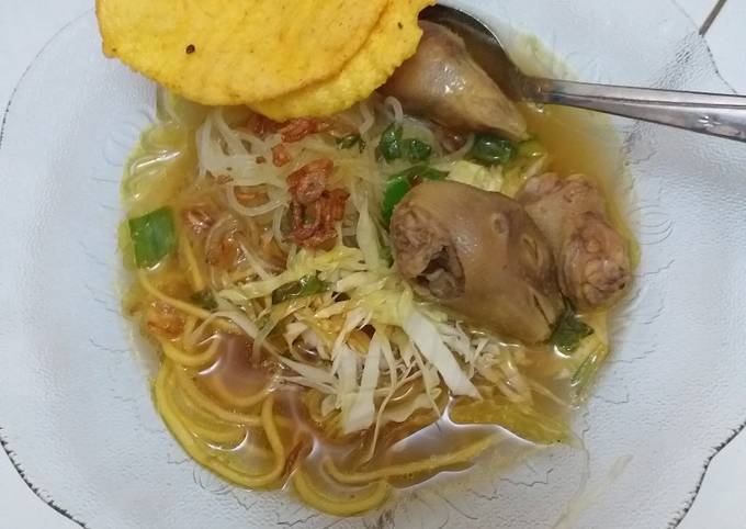 Soto ceker+kepala ayam