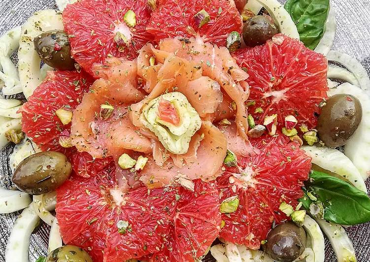 Insalata siciliana colorata