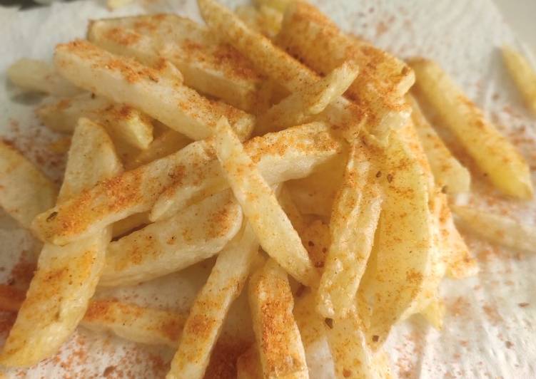 Steps to Make Perfect Peri peri French fries