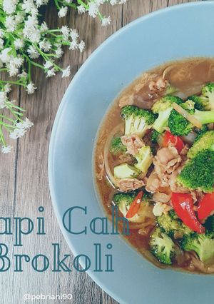 Foto resep Sapi Cah Brokoli