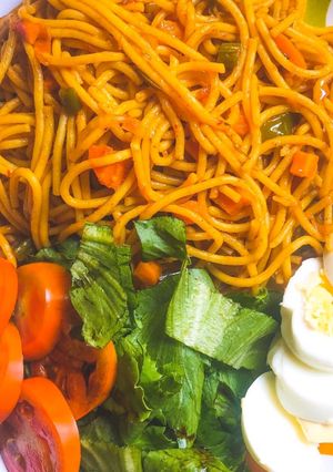 A picture of One Pot Spaghetti Stir Fry.