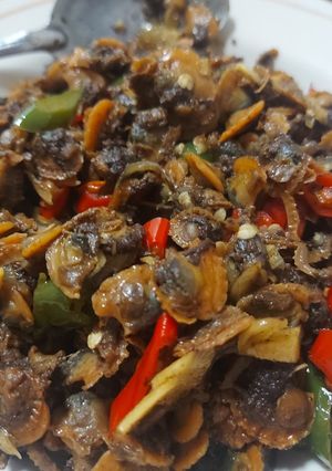 Foto resep Tumis pedas kerang dara