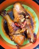 Đùi gà chiên xì dầu mật ong