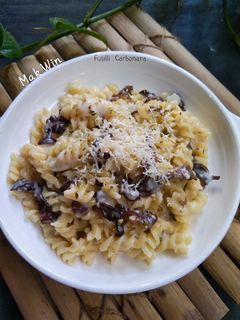 Foto resep Fusilli Carbonara