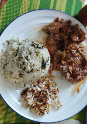 Una foto de Espinazo de cerdo en salsa