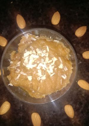 A picture of Aate Ka Halwa.