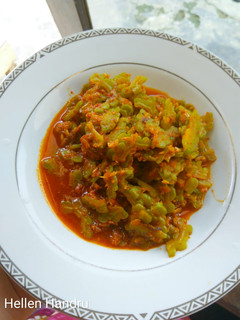 Foto resep Tumis pare rebon..
