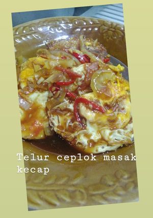 Foto resep Telur Ceplok Masak Kecap