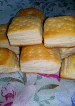 Una foto de Bizcochos de grasa hojaldrados