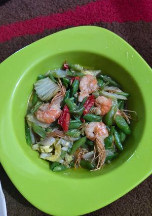 Foto resep Tumis buncis udang
