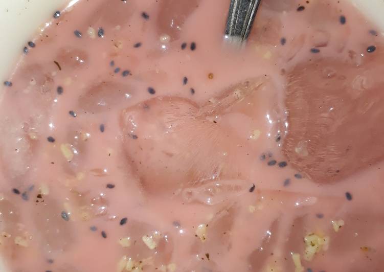 Resep Es kolang kaling tape A la Ku | Cara Buat Es kolang kaling tape A la Ku Yang Bikin Ngiler