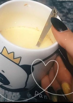 عکسی از دستور شیر زعفران