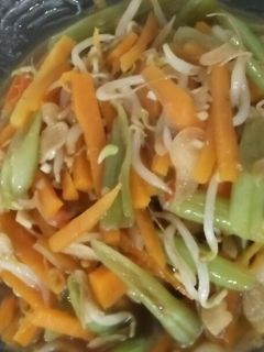 Foto resep Tumis buncis wortel tauge