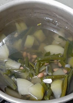 Foto resep Sayur Bening Labu Siam dan Kacang Panjang