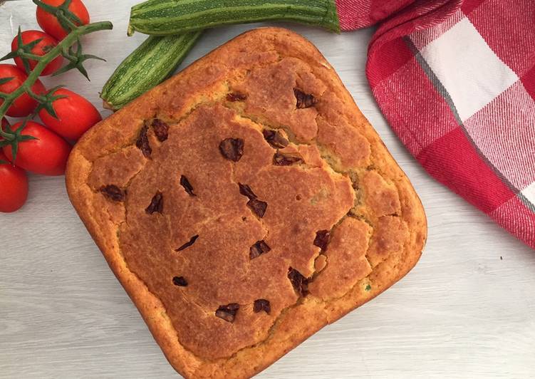 Step-by-Step Guide to Make Premiato Torta 7 vasetti salata con pomodori secchi 🍅feta e zucchine 🥒