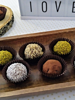 Una foto de Trufas de chocolate