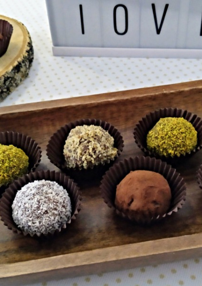 Una foto de Trufas de chocolate