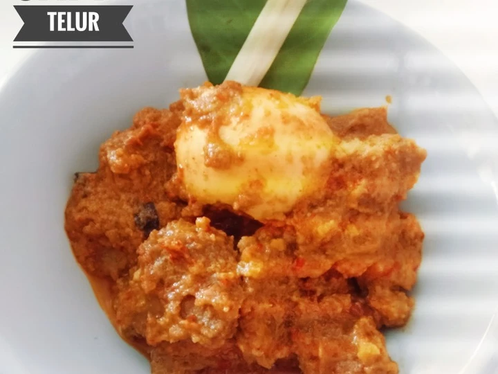 Cara Mudah Membikin Resep Rendang Daging Sapi + Telur yang Bisa Manjain Lidah Anti Ribet, Menggugah Selera
