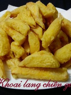 Hình của món Khoai lang chiên giòn.