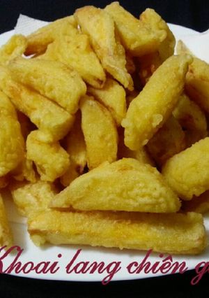 Hình của món Khoai lang chiên giòn.