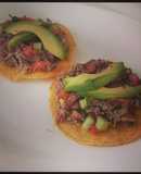 Tostadas de salpicón de res