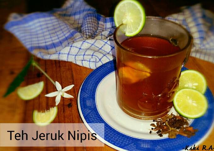Anti Ribet, Bikin Teh Jeruk Nipis Bahan Sederhana