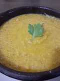 Crema de verdura y pollito