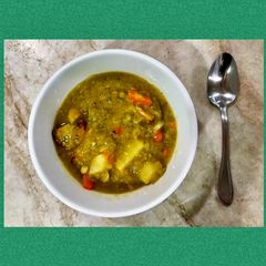 A picture of Split Pea Soup with Kielbasa (For the Slow Cooker).
