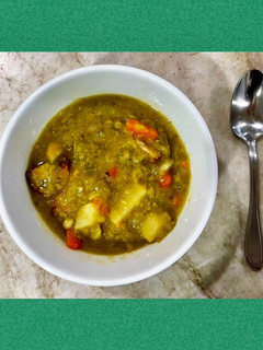 A picture of Split Pea Soup with Kielbasa (For the Slow Cooker).