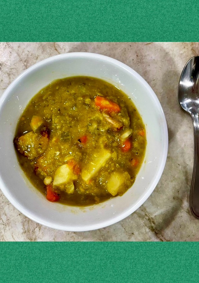 A picture of Split Pea Soup with Kielbasa (For the Slow Cooker).