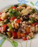 Insalata di orzo vegetariana