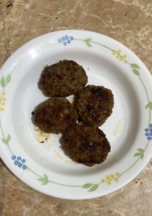 A picture of Mutton kebab ❦.