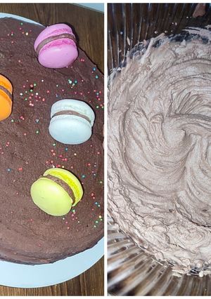 عکسی از دستور مونته گاناش شکلات تلخ