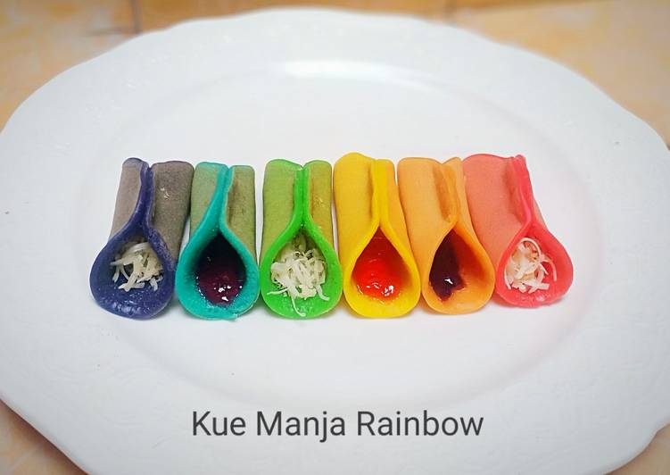 Langkah Mudah untuk Membuat Kue Manja Rainbow, Menggugah Selera