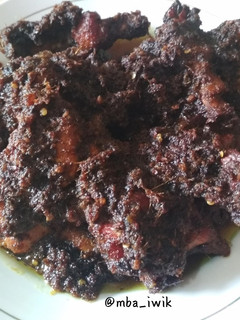 Foto resep Ayam hitam bumbu khas Madura