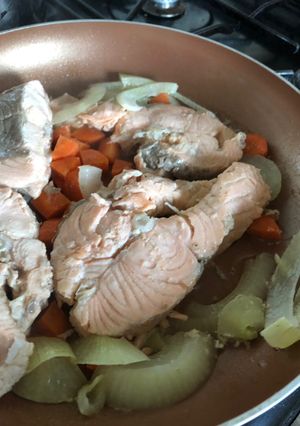 A picture of Poached Salmon.