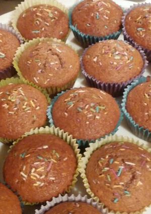 Forrócsokis muffin recept fotója