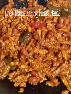 Foto resep Orek Tempe Kering Pedas Manis