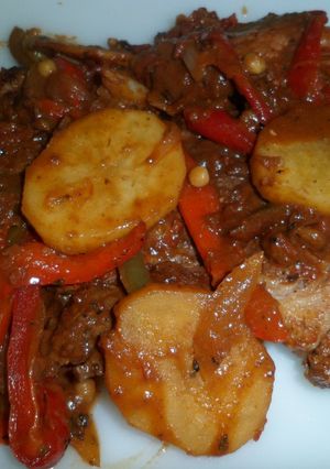 Una foto de Bife a la criolla en el disco