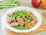 四季豆炒雞腿肉