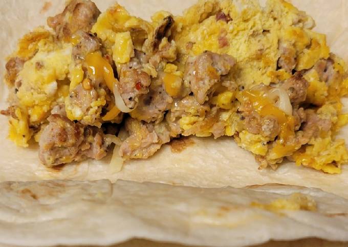 Quick Breakfast Burritos