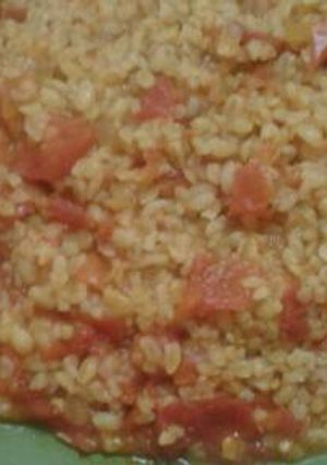 صورة لوصفة برغل بندورة